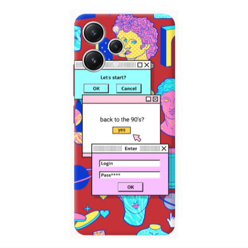 Xiaomi Redmi 12 Enter Login Red Colored Silicone TPU Θήκη