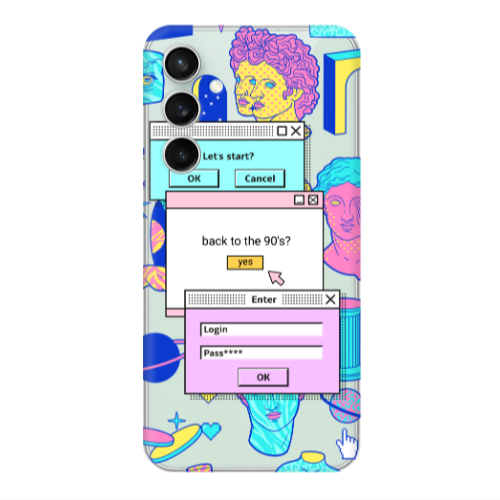 Samsung S23FE Enter Login Transparent Silicone TPU Θήκη