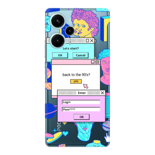 Xiaomi Poco F5 Enter Login Transparent Silicone TPU Θήκη