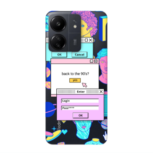 Xiaomi Redmi 13C Enter Login Transparent Silicone TPU Θήκη
