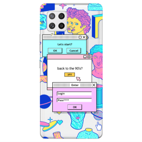 Samsung A42 5G Enter Login Transparent Silicone TPU Θήκη