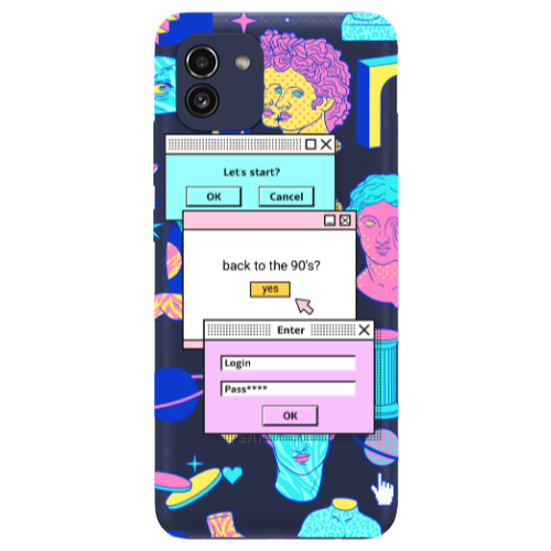 Samsung A03 Enter Login Transparent Silicone TPU Θήκη
