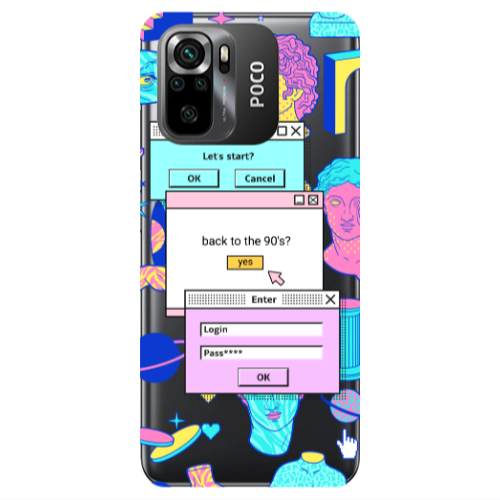 Xiaomi Poco M5 s Enter Login Transparent Silicone TPU Θήκη