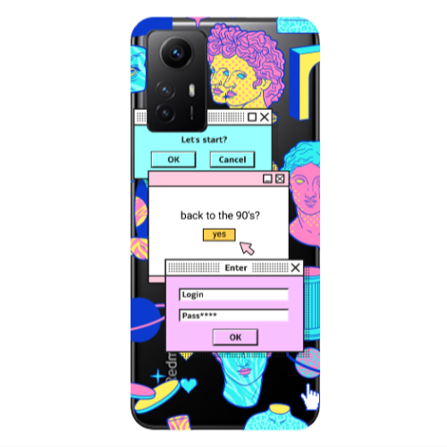 Xiaomi Redmi Note 12s Enter Login Transparent Silicone TPU Θήκη