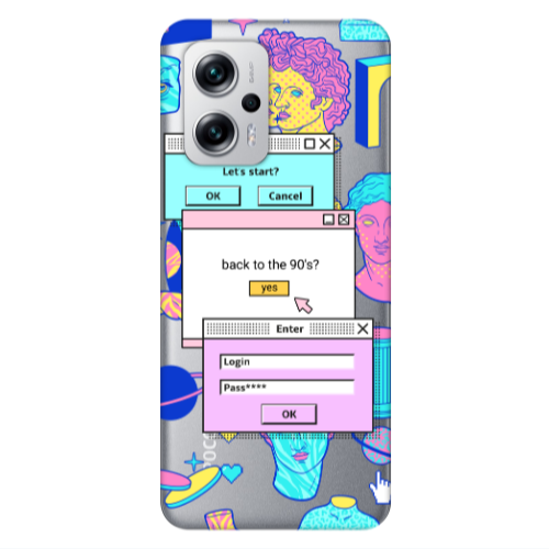 Xiaomi Poco X4 GT Enter Login Transparent Silicone TPU Θήκη