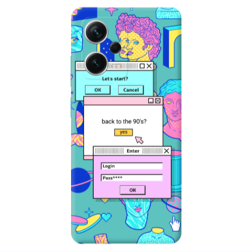 Xiaomi Poco X5 Enter Login Turquoise Colored Silicone TPU Θήκη