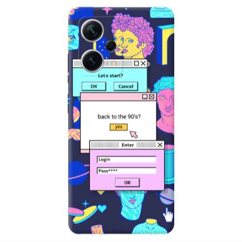 Xiaomi Poco X5 Enter Login Dark blue Colored Silicone TPU Θήκη