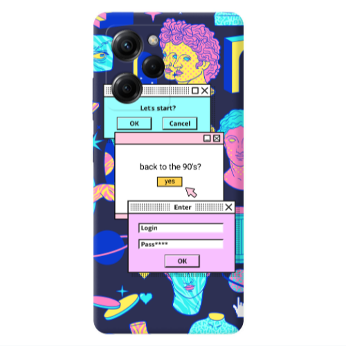Xiaomi Poco X5 Pro Enter Login Dark blue Colored Silicone TPU Θήκη