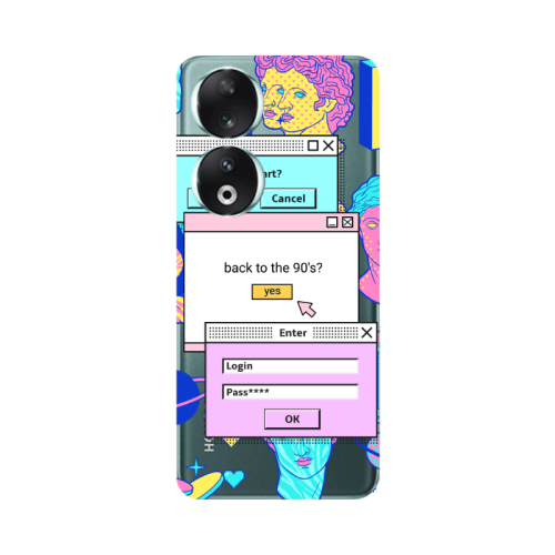 Honor 90 5G Enter Login Transparent Silicone TPU Θήκη