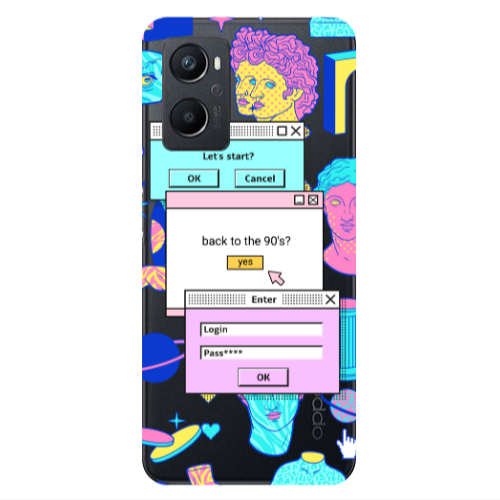 Oppo A 96 Enter Login Transparent Silicone TPU Θήκη
