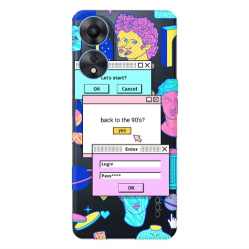 Oppo A 98 Enter Login Transparent Silicone TPU Θήκη