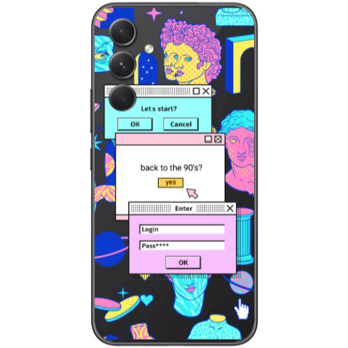 Samsung Galaxy A25 Enter Login Transparent Silicone TPU Θήκη