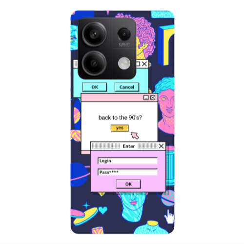 Xiaomi Redmi Note 13 5G Enter Login Dark blue Colored Silicone TPU Θήκη