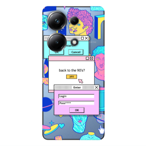 Xiaomi Poco M6 Pro 4G Enter Login Transparent Silicone TPU Θήκη