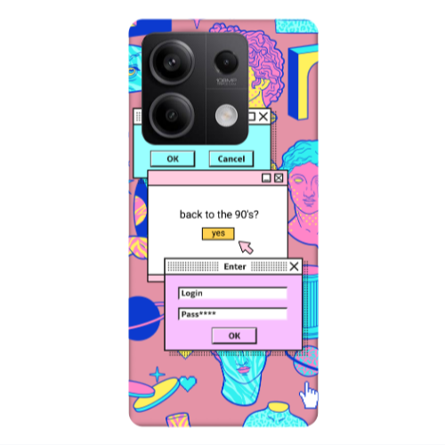Xiaomi Redmi Note 13Pro 5G Enter Login Pink Colored Silicone TPU Θήκη