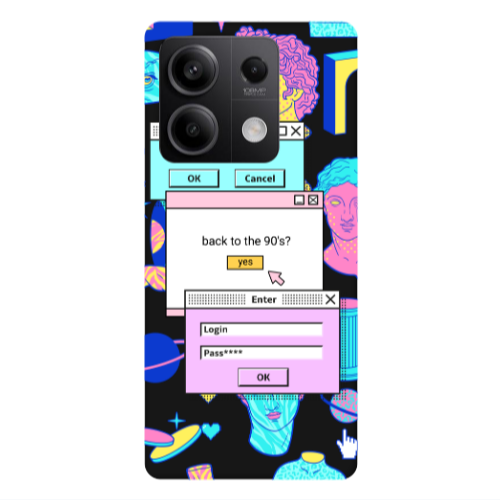 Xiaomi Redmi Note 13Pro 5G Enter Login Black Colored Silicone TPU Θήκη