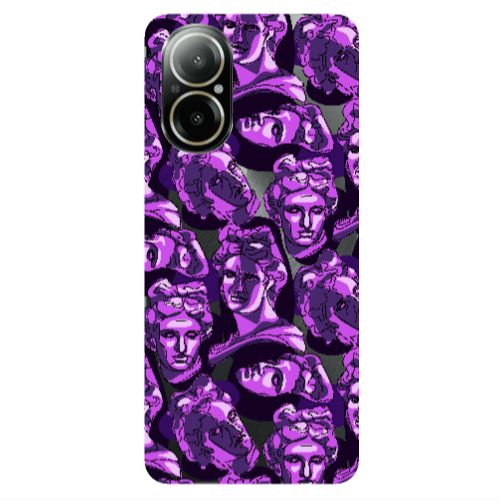 Realme C67 Statues Transparent Silicone TPU Θήκη