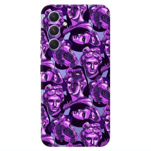 Samsung A56 Statues Transparent Silicone TPU Θήκη