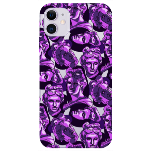 Apple iPhone 11  Statues Transparent Silicone TPU Θήκη