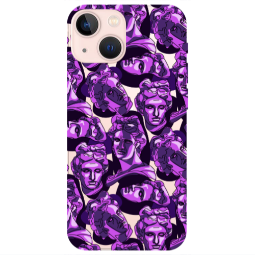 Apple iPhone 13 Statues Transparent Silicone TPU Θήκη