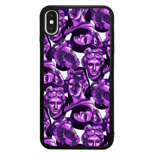 Apple iPhone X Statues Black Glossy Θήκη