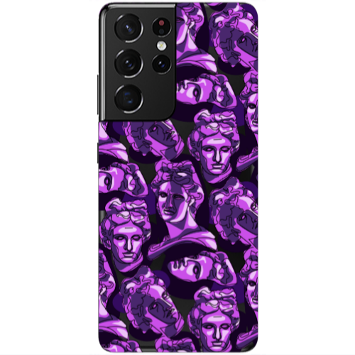 Samsung S21 Ultra Statues Transparent Silicone TPU Θήκη