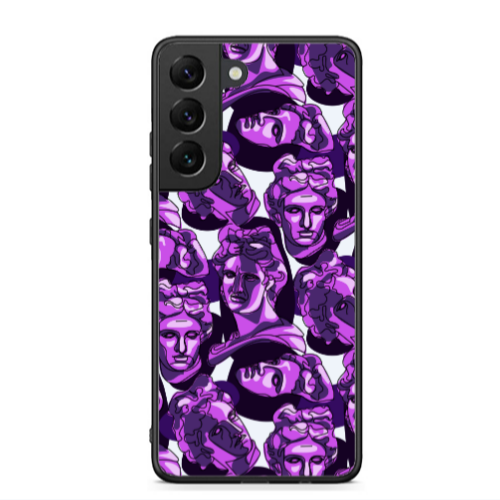 Samsung S22 Statues Black Glossy Θήκη
