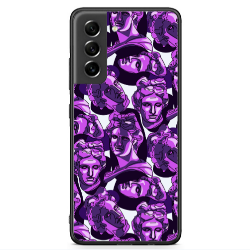 Samsung S21 FE Statues Black Glossy Θήκη