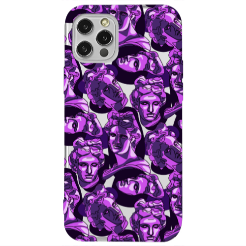Apple iPhone 12 Pro Statues Transparent Silicone TPU Θήκη