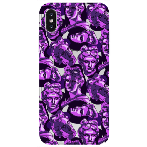 Apple iPhone Xs Max Statues Transparent Silicone TPU Θήκη