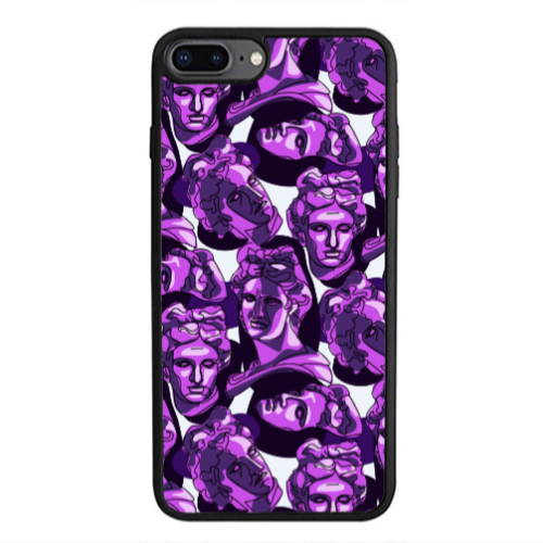 Apple iPhone 7 Plus Statues Black Glossy Θήκη