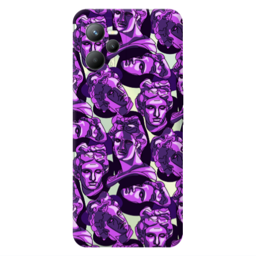 Realme C35 Statues Transparent Silicone TPU Θήκη