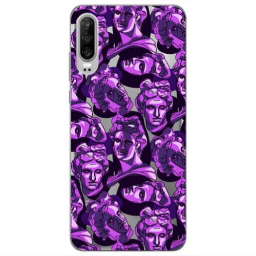 Huawei P30 Statues Transparent Silicone TPU Θήκη