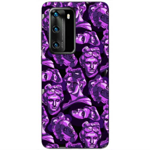 Huawei P40 Statues Transparent Silicone TPU Θήκη