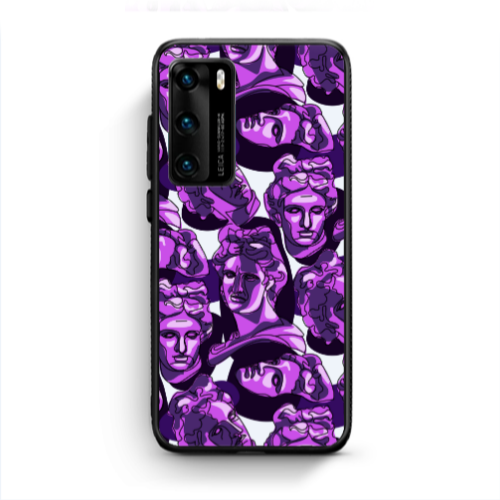 Huawei P40 Statues Black Glossy Θήκη