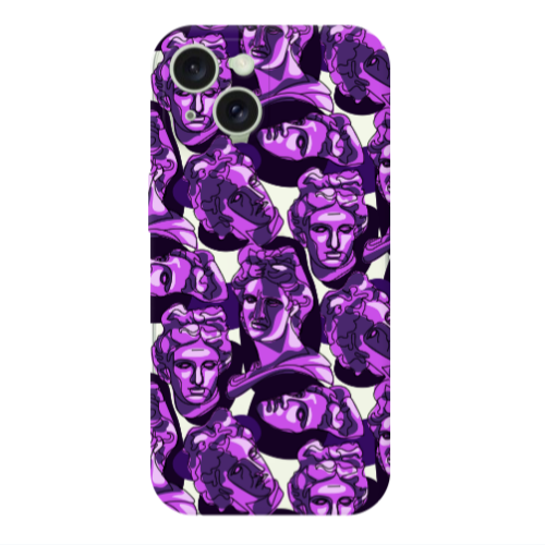 Apple iPhone 15 Plus Statues Transparent Silicone TPU Θήκη