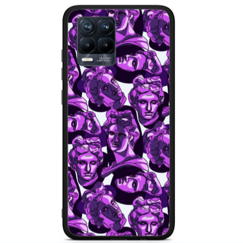 Realme 8 i Statues Black Glossy Θήκη