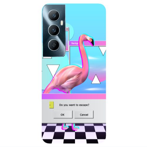 Realme C65 Cancel Transparent Silicone TPU Θήκη