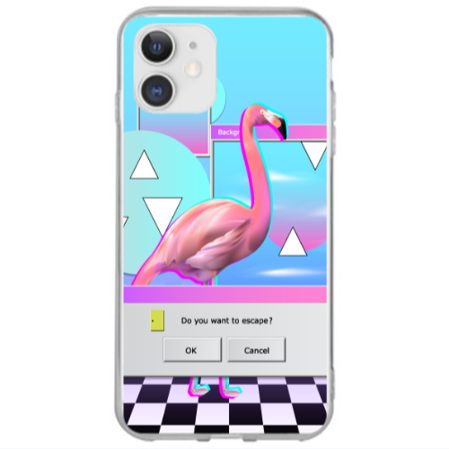 Apple iPhone 12 Cancel Transparent Silicone TPU Θήκη