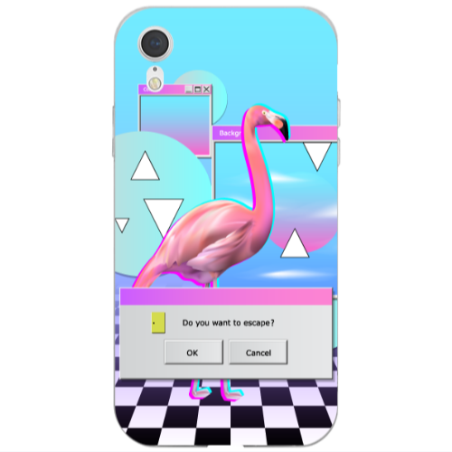 Apple iPhone Xr Cancel Transparent Silicone TPU Θήκη