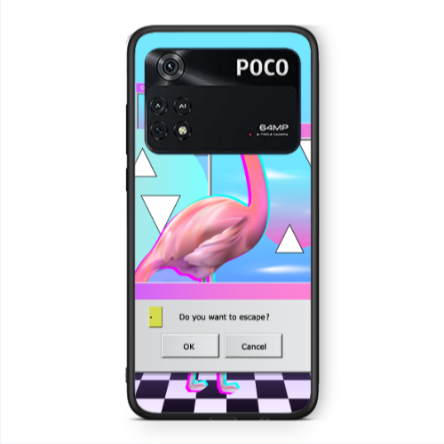 Xiaomi Poco M4 Pro 4G Cancel Black Glossy Θήκη