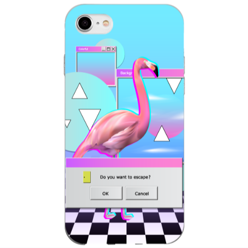 Apple iPhone 7 Cancel Transparent Silicone TPU Θήκη