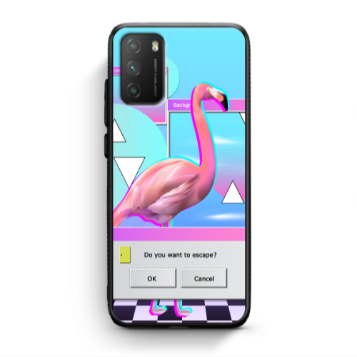 Xiaomi Poco M3 Cancel Black Glossy Θήκη