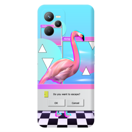 Realme C35 Cancel Transparent Silicone TPU Θήκη