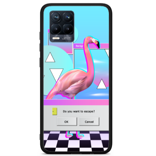 Realme 8 i Cancel Black Glossy Θήκη