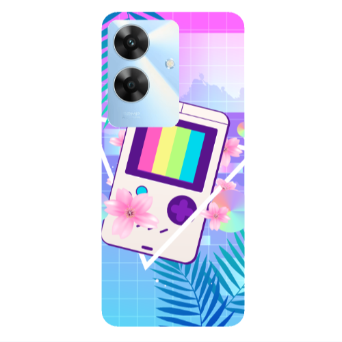 Realme Note 60 Triangle game Transparent Silicone TPU Θήκη