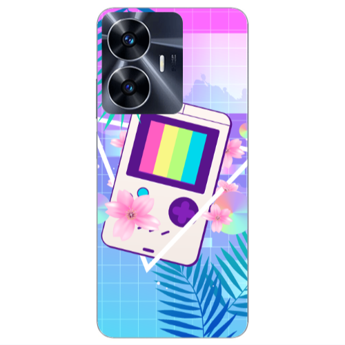 Realme Note 50 Triangle game Transparent Silicone TPU Θήκη