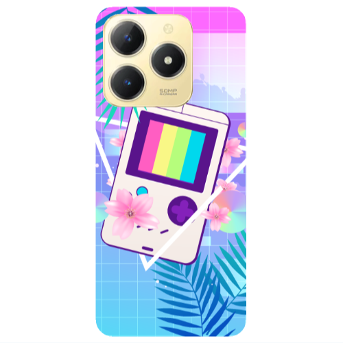 Realme C61 Triangle game Transparent Silicone TPU Θήκη
