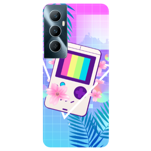 Realme C65 Triangle game Transparent Silicone TPU Θήκη