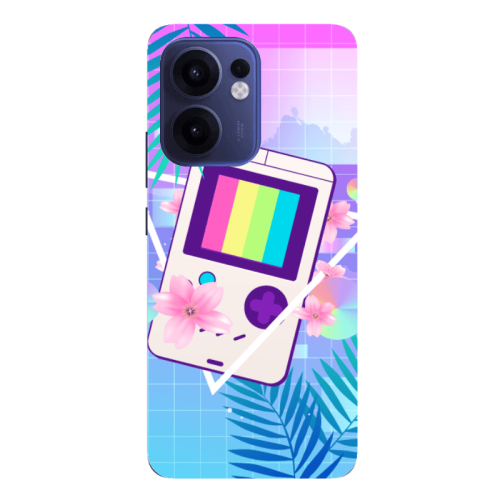 Oppo Reno 13 F Triangle game Transparent Silicone TPU Θήκη